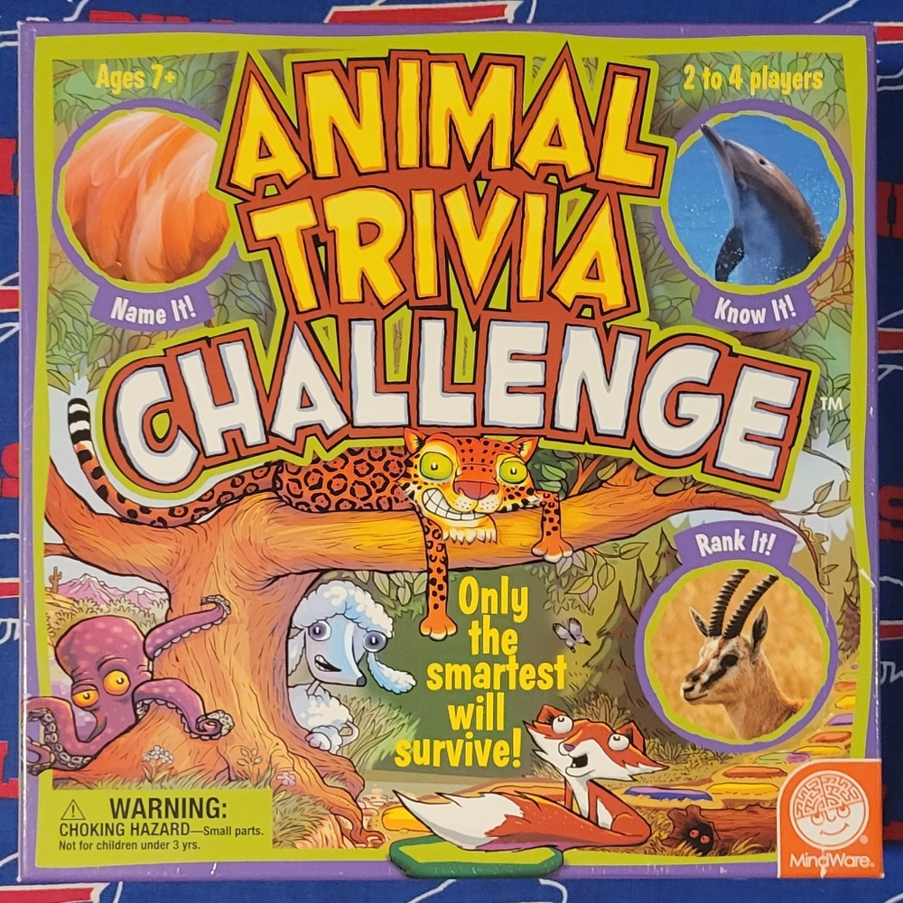 Animal trivia challenge game